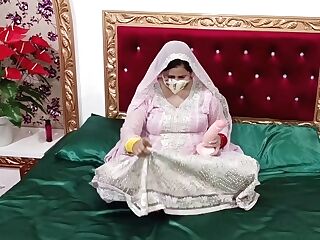 Beautiful Pakistani Bride Amazing Fuck-a-thon With A Fake Penis On Wedding First-ever Night